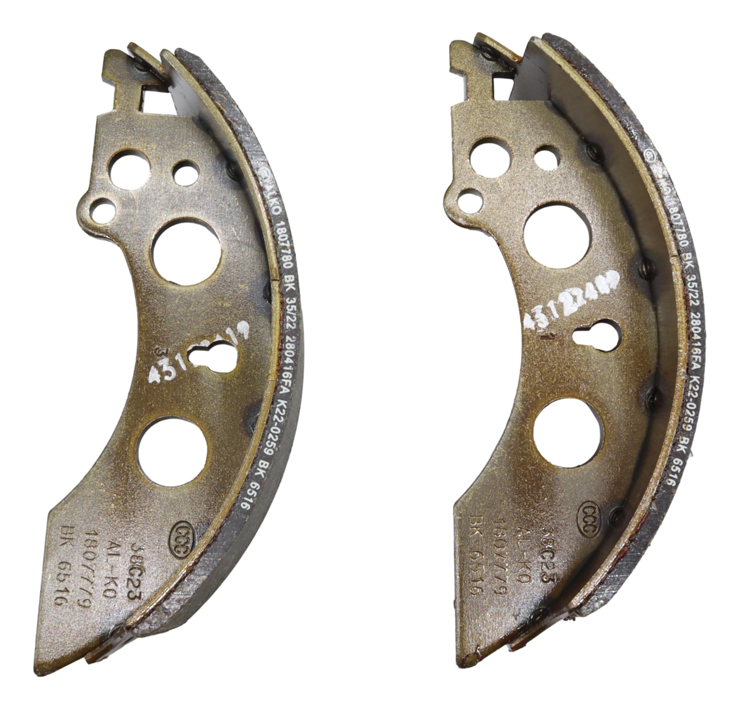 NN ALKO, set ganasce per freno, originale, 1213889/2051, tipo 2050, freno 200 x 50