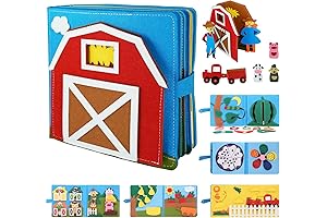 Montessori 3D Busy Book for Toddlers