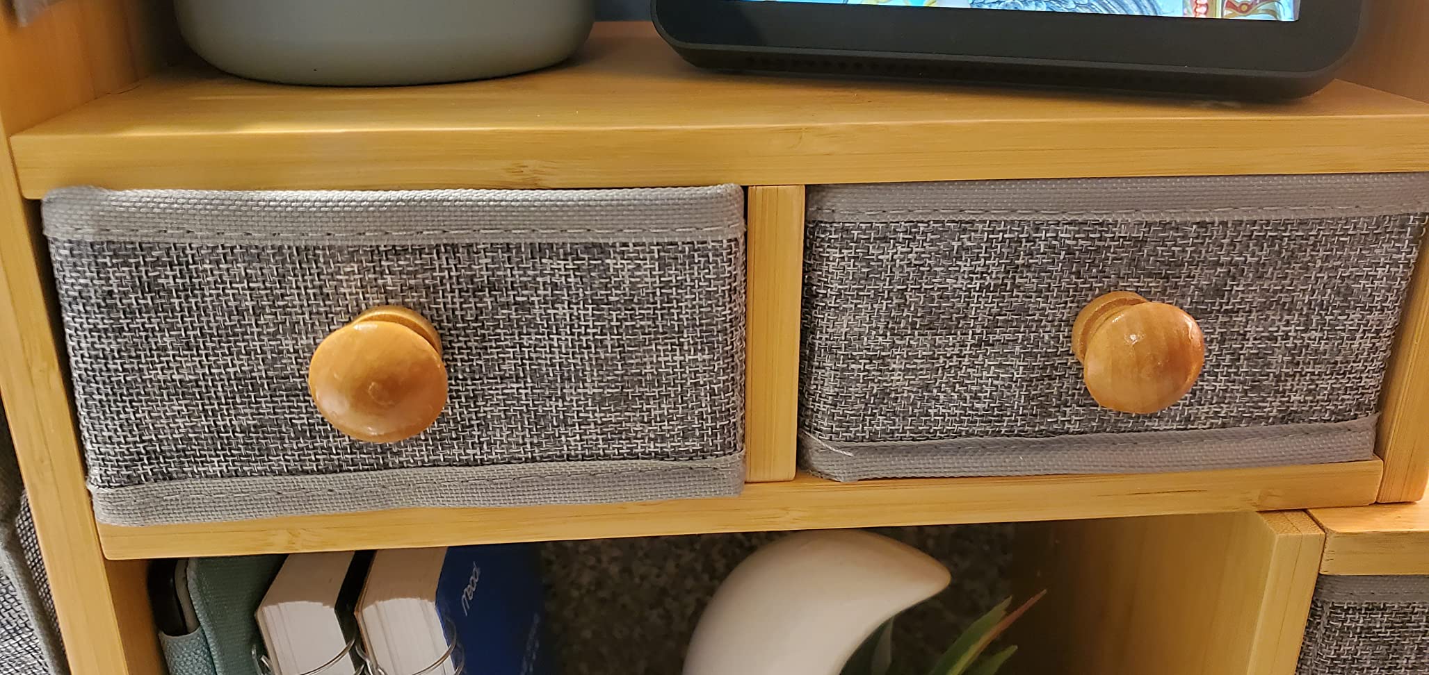 8/mo Finance Xcosrack Desktop Organizer Adjustable Wood Small