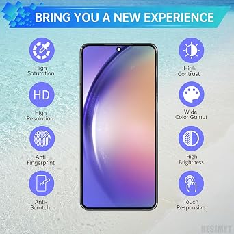 for Samsung Galaxy A54 Screen Replacement with Frame Ear Speaker
