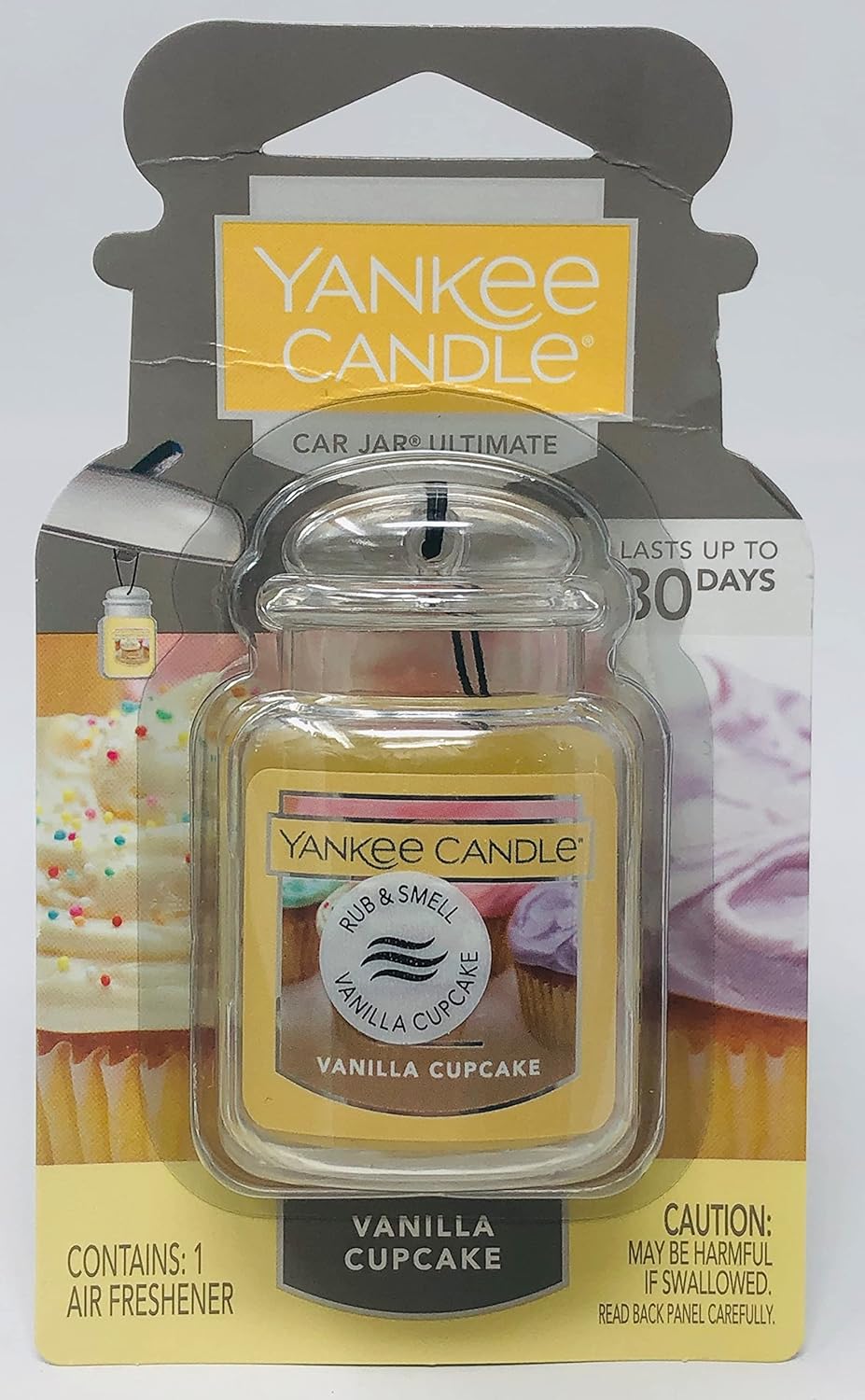 Yankee Candle Vanilla Cupcake Car Jar Ultimate Air