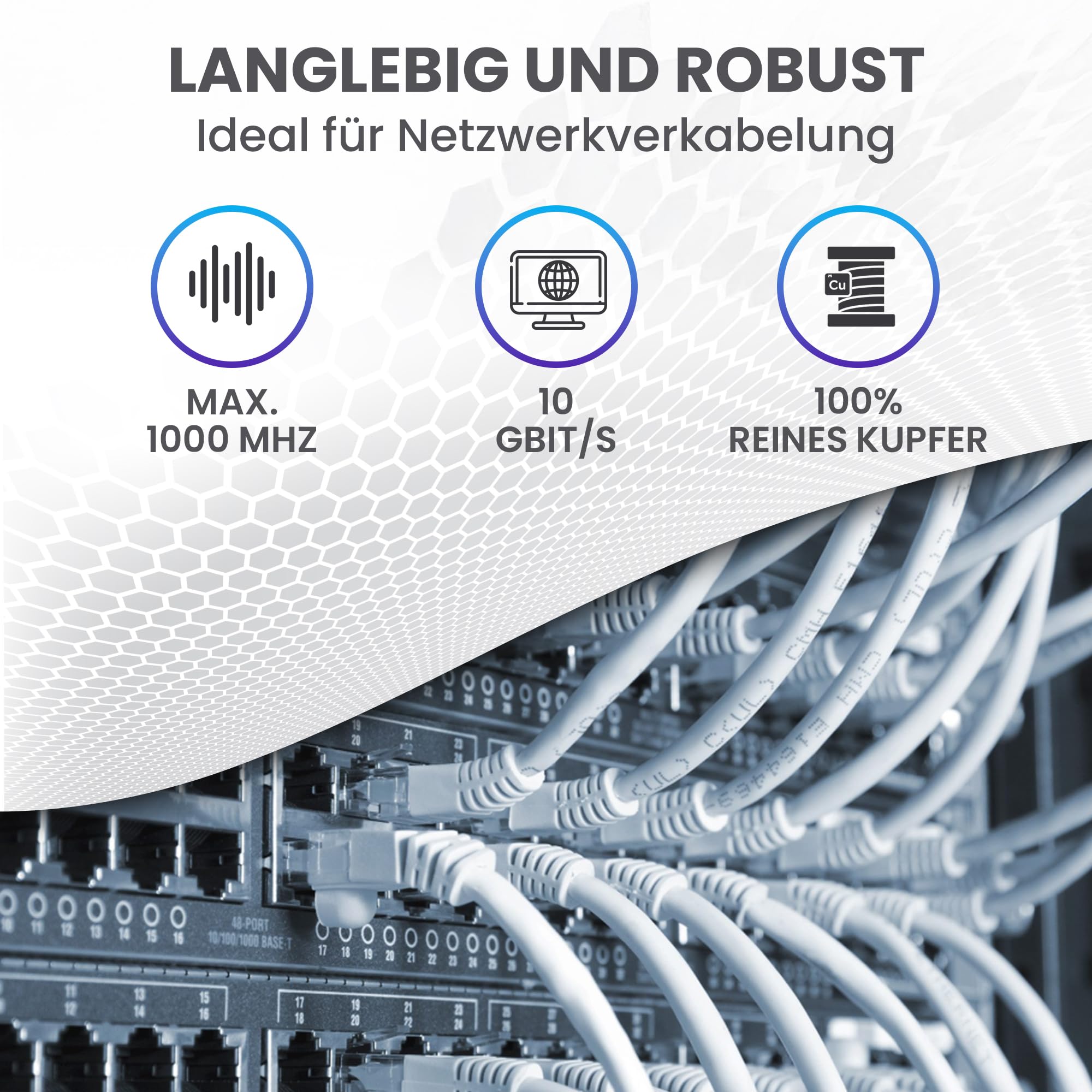 EXTRALINK 100m CAT5e Netzwerkkabel Outdoor LAN Kabel Verlegekabel Ethernet Installationskabel – 100% Kupfer F/UTP geschirmt, UV-beständig, PE Außenmantel, Outdoor Kabel langlebig & wetterfest
