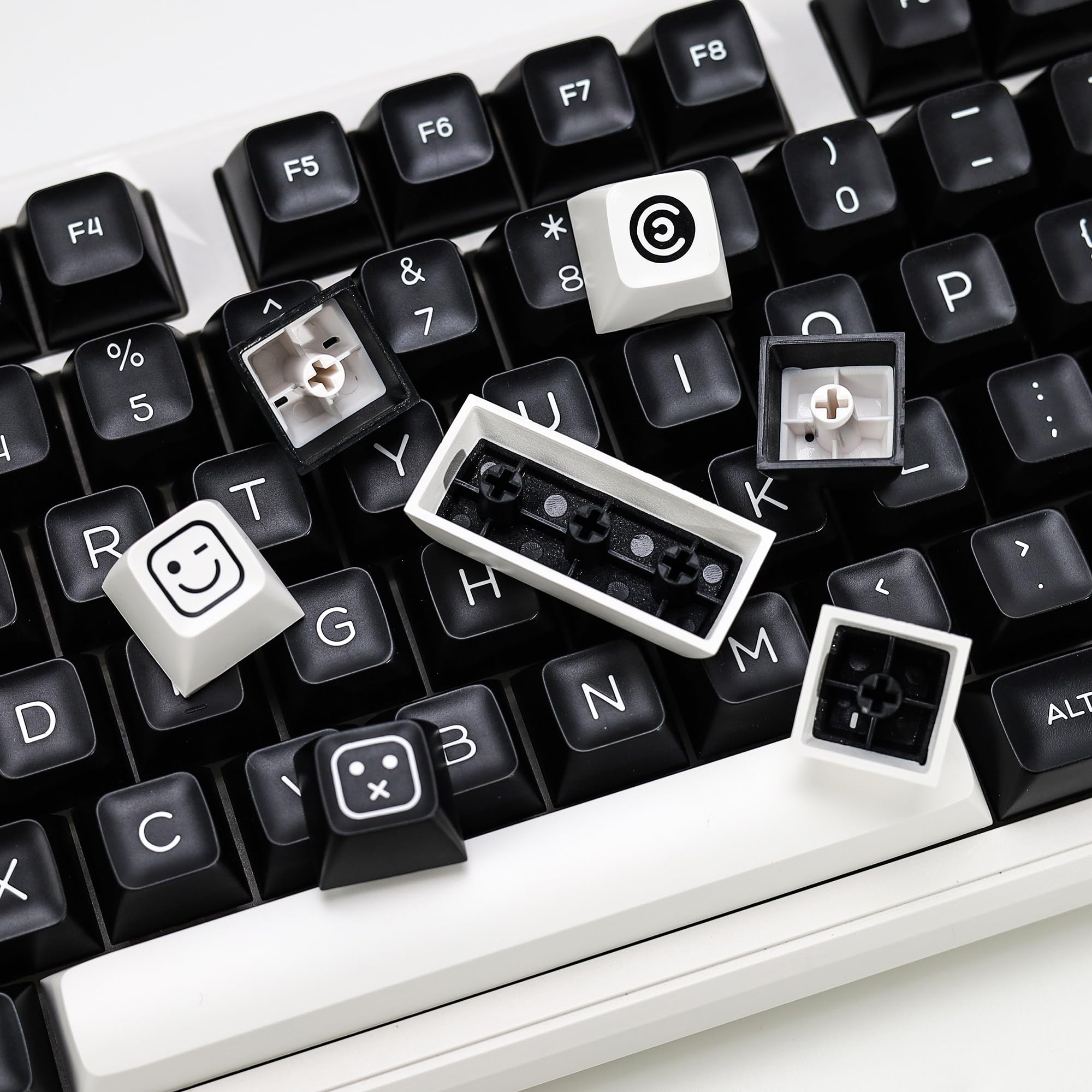 Amazon | KBDiy WOB PBT ダブルショットキーキャップセット 160キー