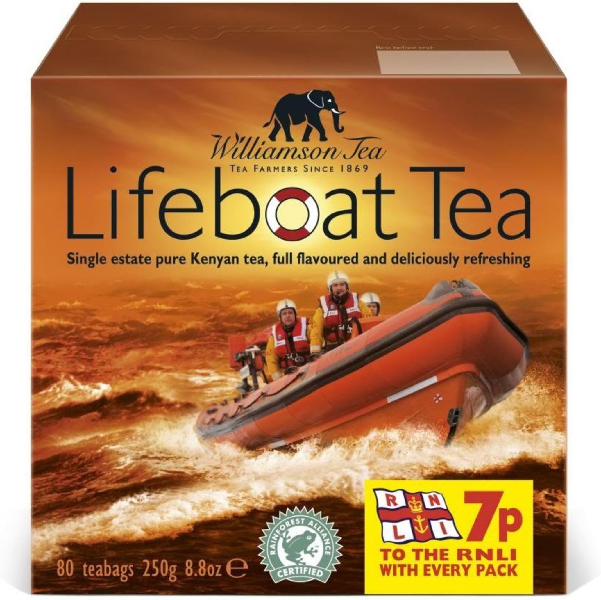 Lifeboat Tea, 80 Count, 8.8 Ounce Boxes