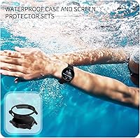 Vista 2 de Pack de 12 fundas para Samsung Galaxy Watch 6 de 40 mm, protector de pantalla con cubierta de policarbonato duro y película protectora de vidrio