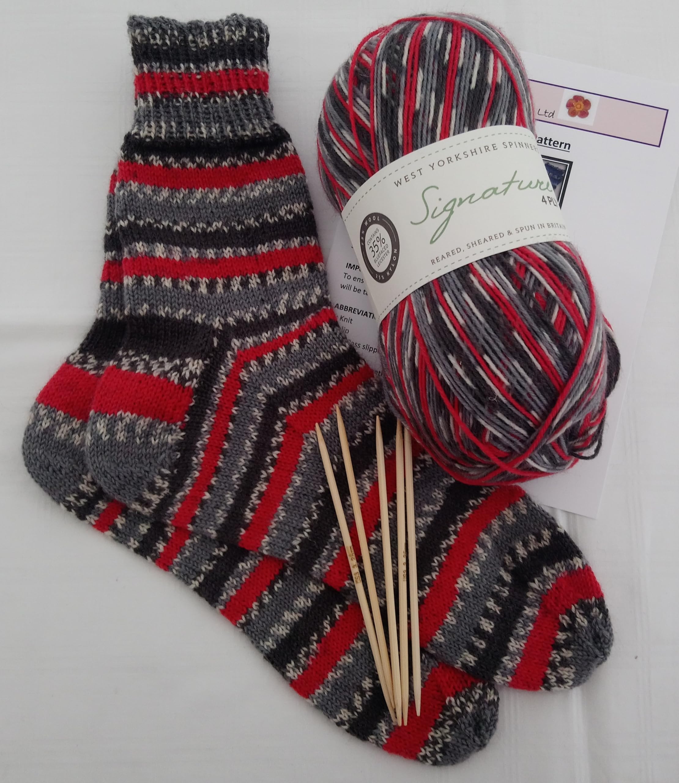 Sock Knitting kit (Bullfinch)