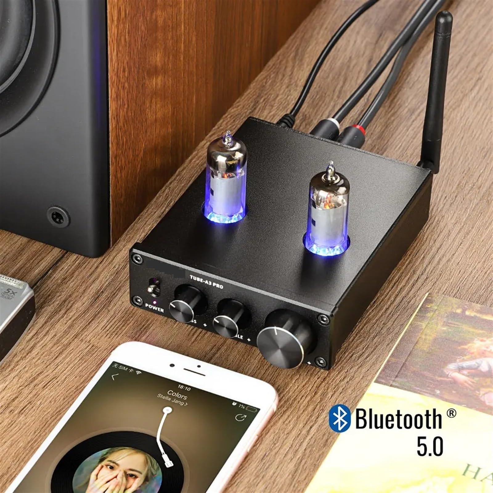 Amplificador, Audio A3 Pro 6K4 Tubo preamplificador preamplificador HiFi preamplificador de Tubo Bile Buffer Amp Altavoz amplificadores de Sonido