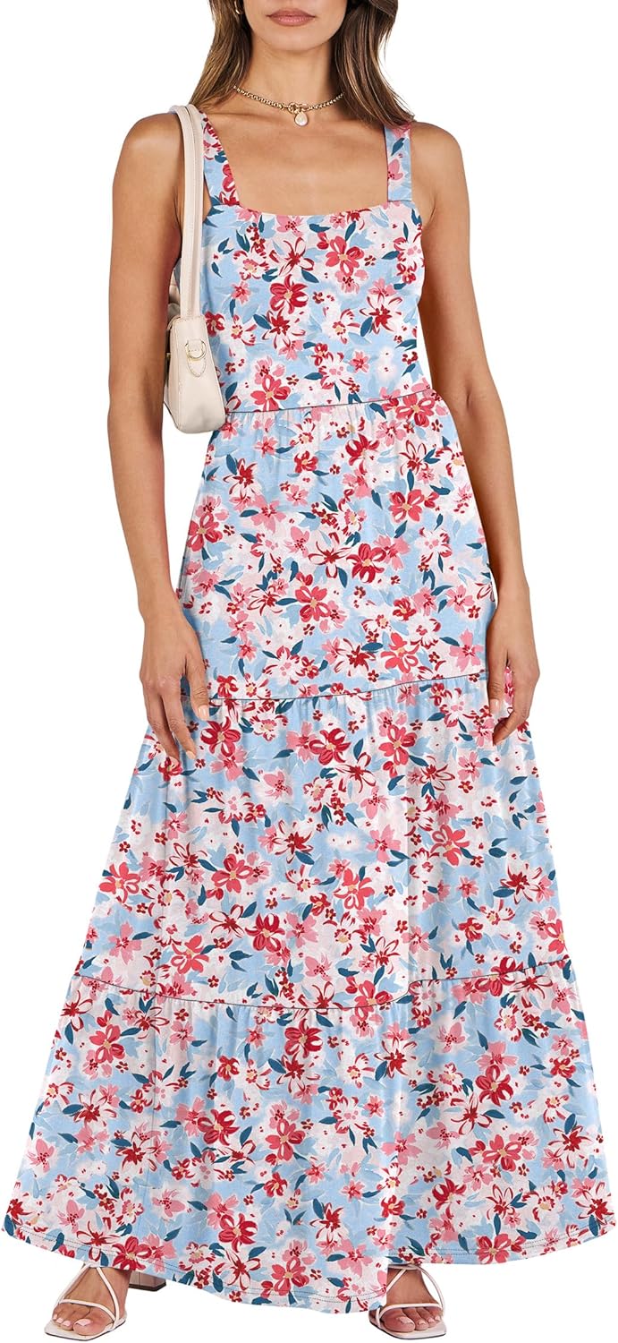 Blue Pink Floral