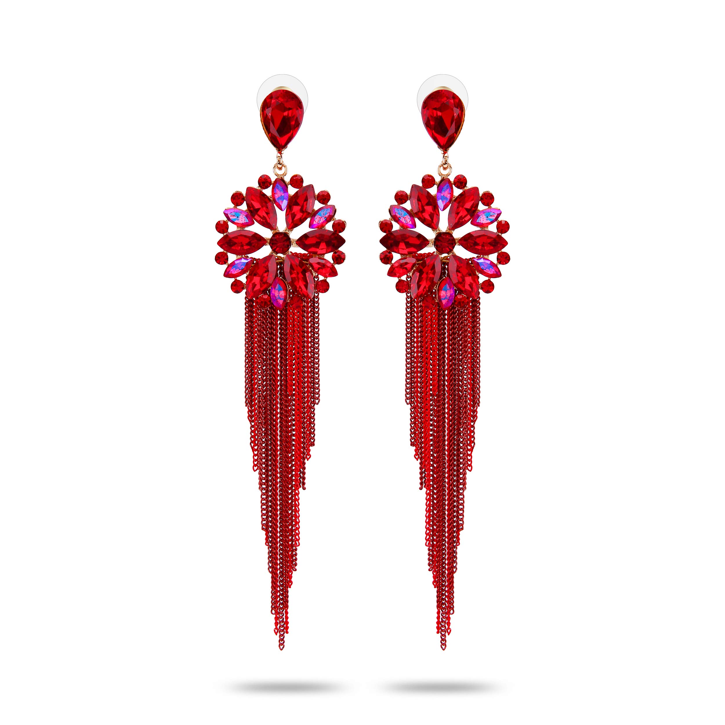 Jewellery Earrings for women Crystal Tassel Handmade Earrings for Girls and Women