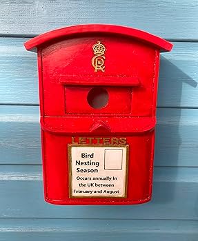 G&H Decor Hand Painted Letterbox Birdhouse - Amazing