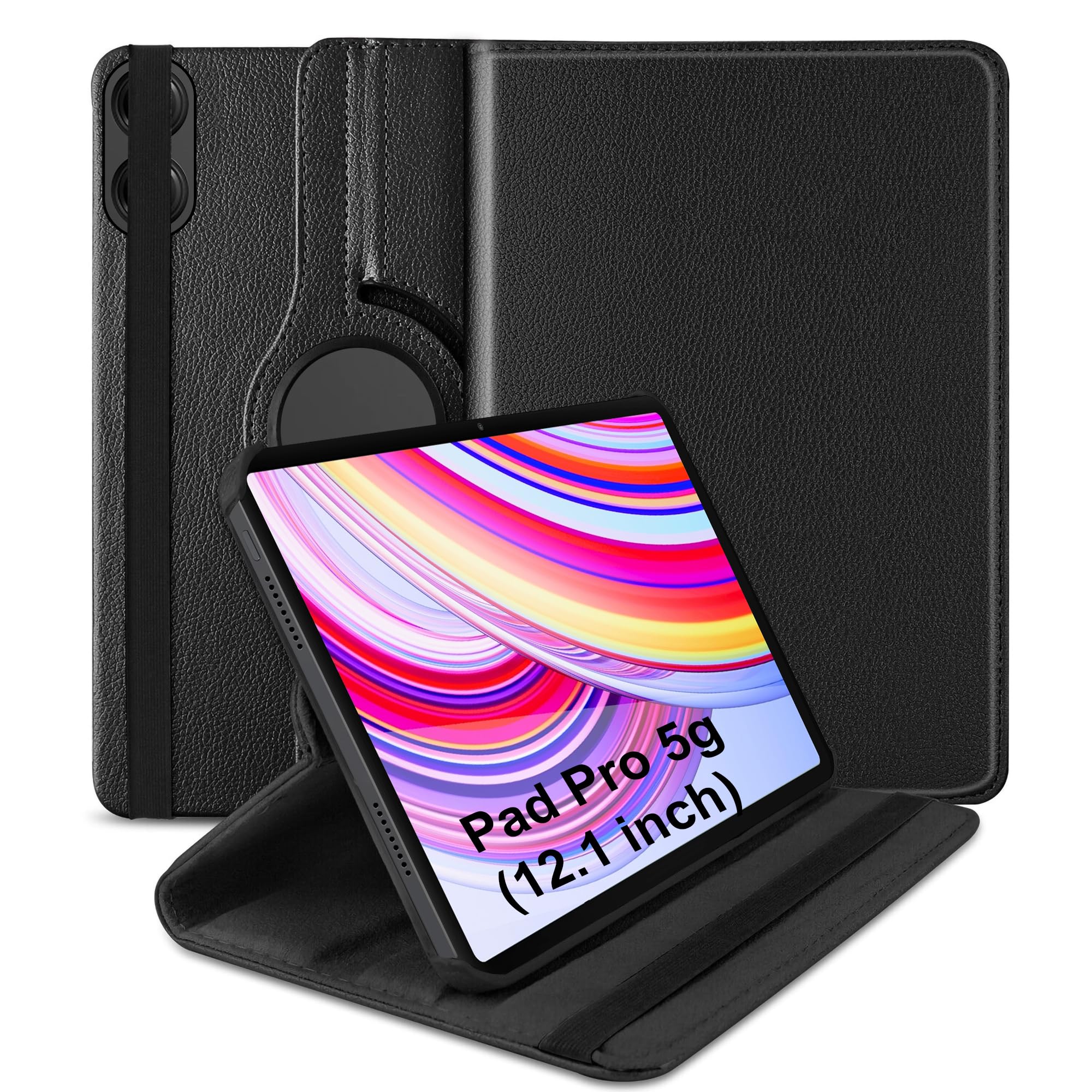 TGK 360 Rotatable Smart Flip Case Cover for Redmi Pad Pro 12.1
