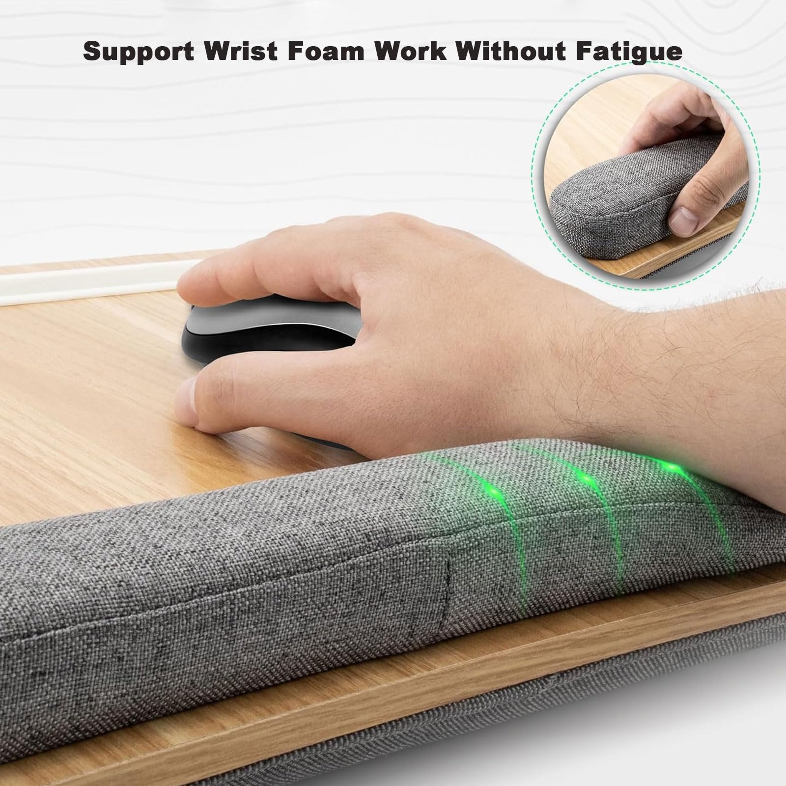 Scrivania Portatile Per Laptop Con Cuscino Imbottito, Adatta A PC Fino A 15,6 Pollici, Con Fascia Antiscivolo, Perfetta Per Letto, Divano, Auto E Ufficio