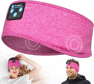 Sleep Headphones Bluetooth Sleeping Headband, Sleeping Headphones Music Sports Headband, Ultra-Soft Headphones Headband for Side Sleepers, Sleeping Gifts for Men Women asin的图片