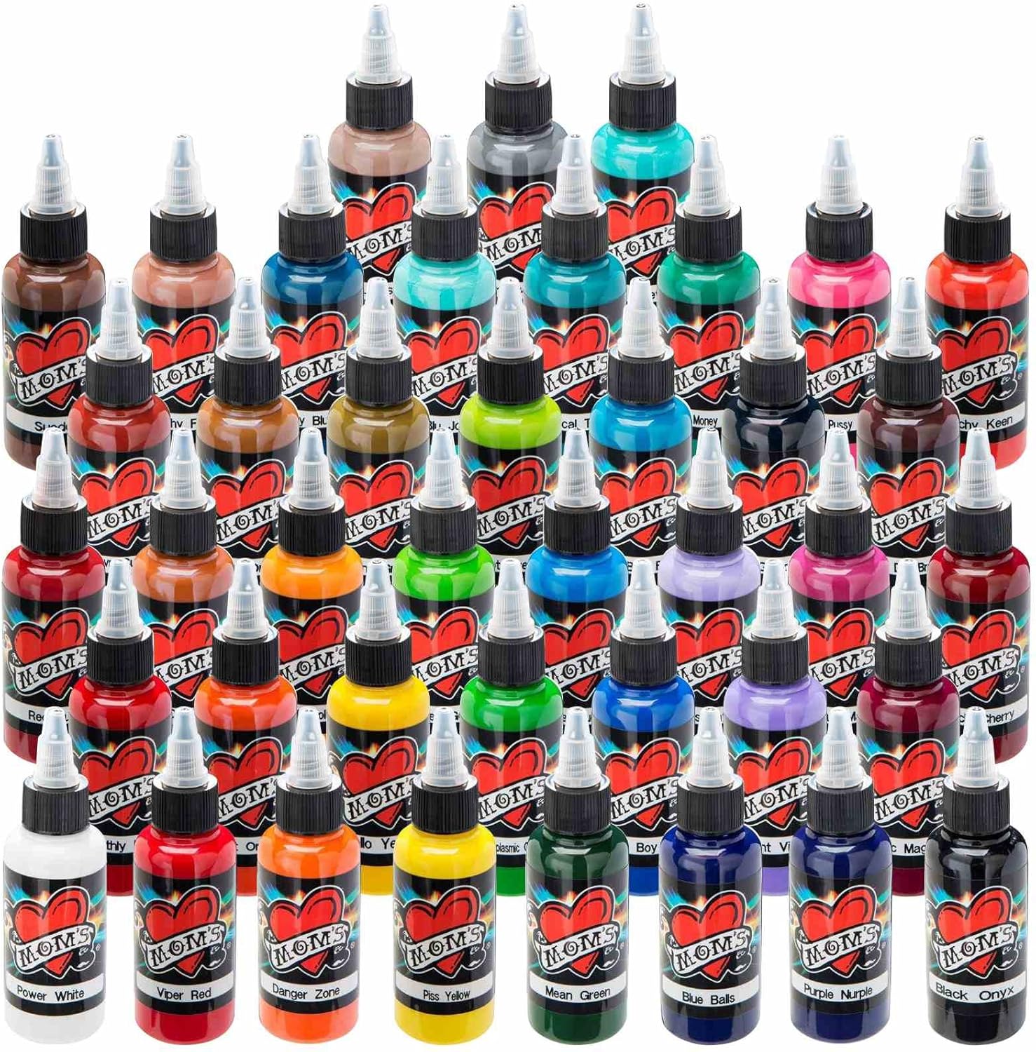 Millennium Mom's Tattoo Ink - 41 Color Set - 1/2 oz