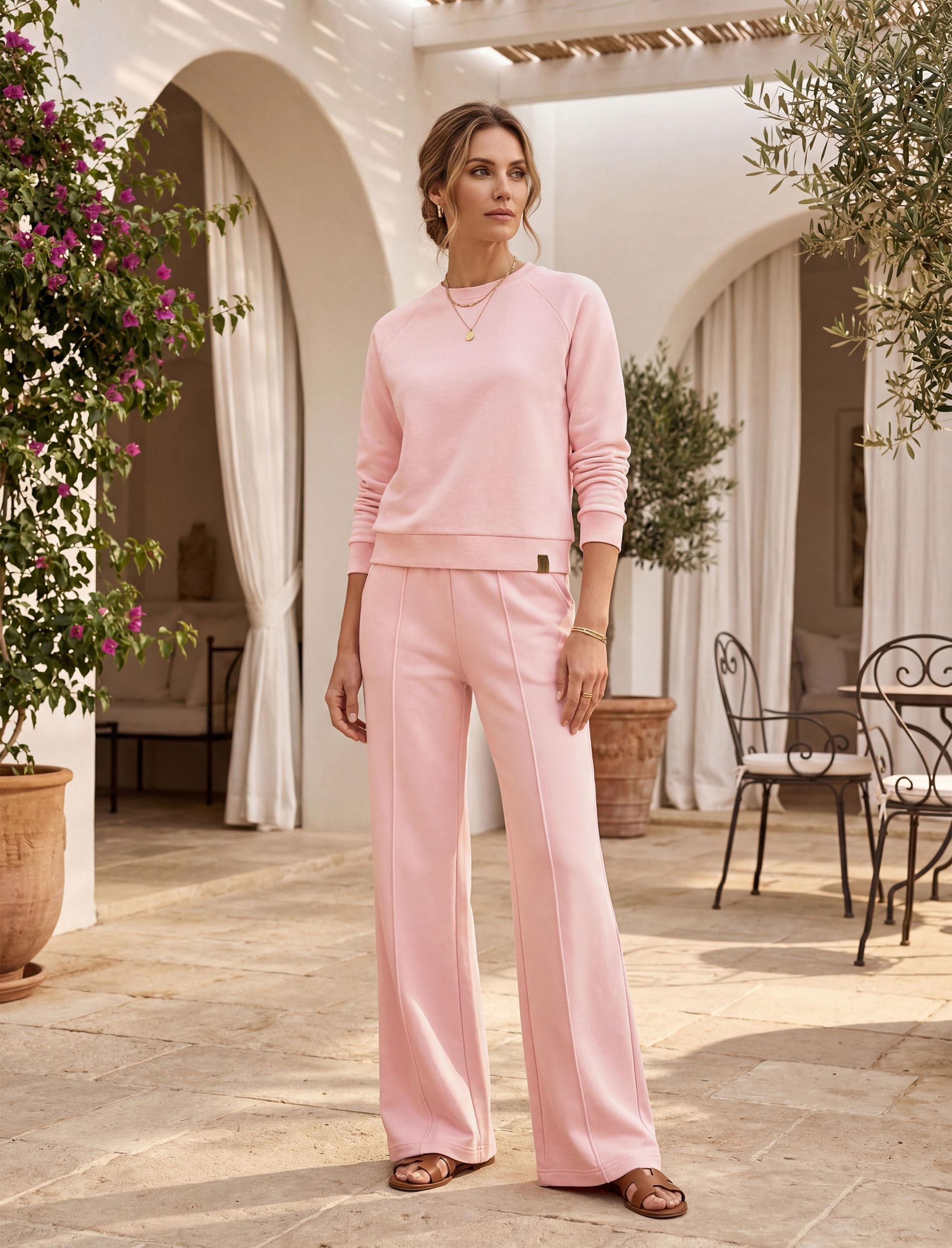 Vivisence 9208kmpl Komplet bluza+spodnie, bananowy