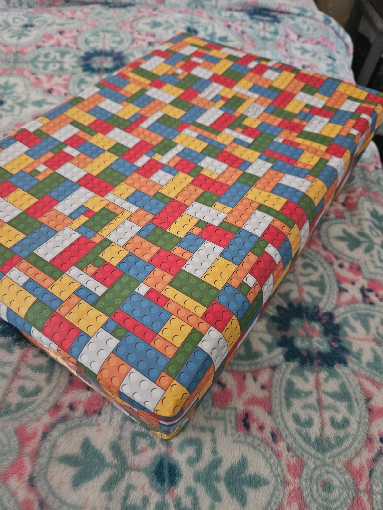 Building Blocks Wrapping Paper - 6 Sheets Of Colourful Birthday Gift - View #6