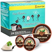 Vista 70 de Smart Sips, Pumpkin Spice Cinnamon Roll Coffee, Medium Roast, Gourmet Flavored Coffee Single Serve Pods for Keurig K-Cup Brewers, 24 Count