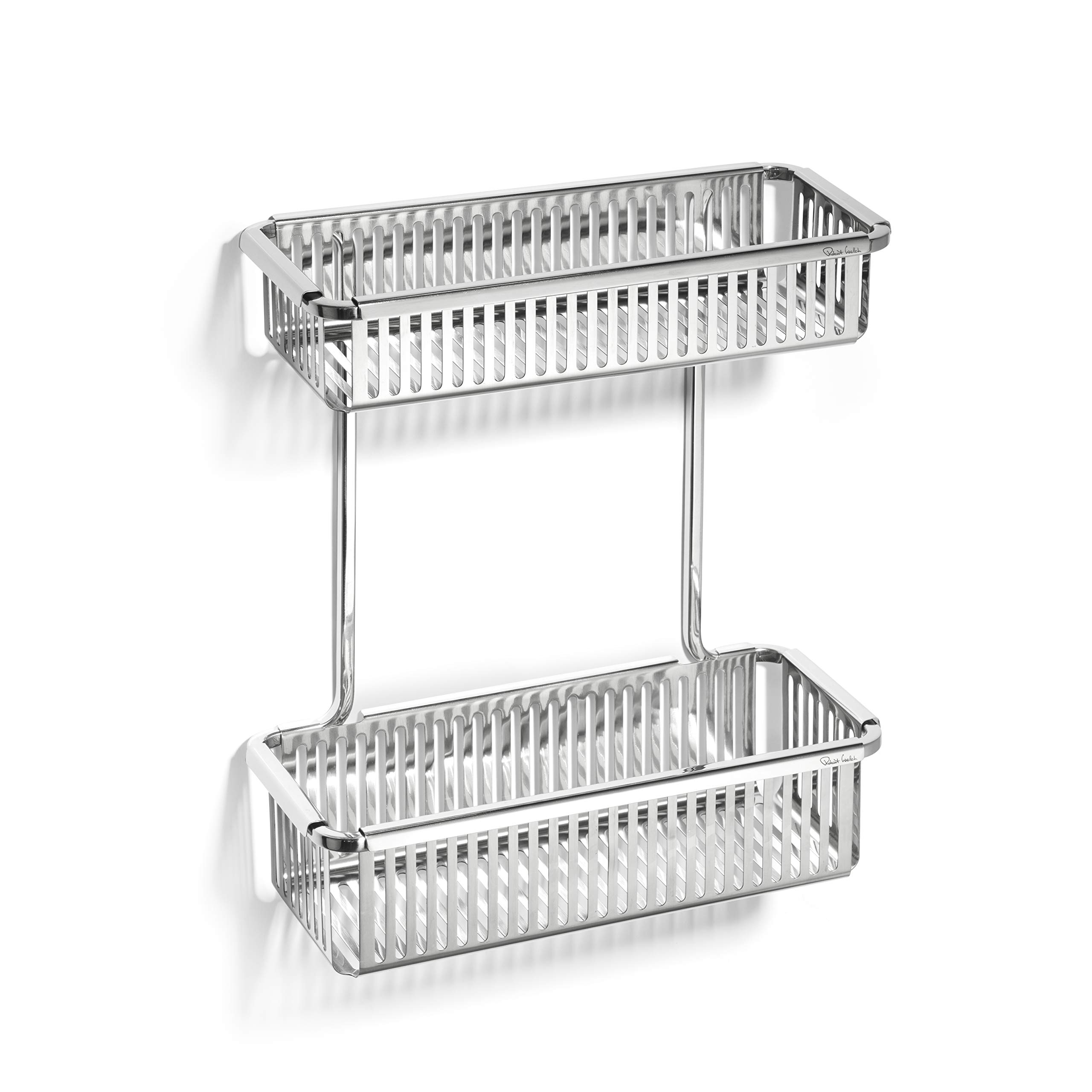 Robert WelchBurford Shower Basket Double. Made from stainless steel. EASY CLEAN.