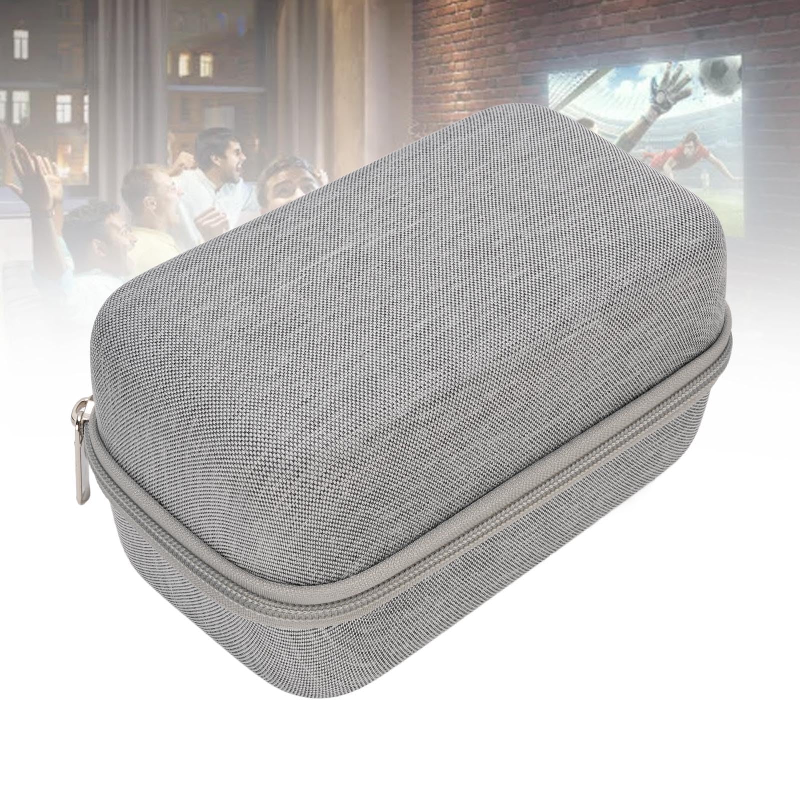 Wakects Custodia Rigida per Altoparlante Custodia da Trasporto per Altoparlante in Nylon EVA con Scomparti per Accessori Maniglia con Rivestimento Morbido per Riporre in Viaggio Uso Quotidiano
