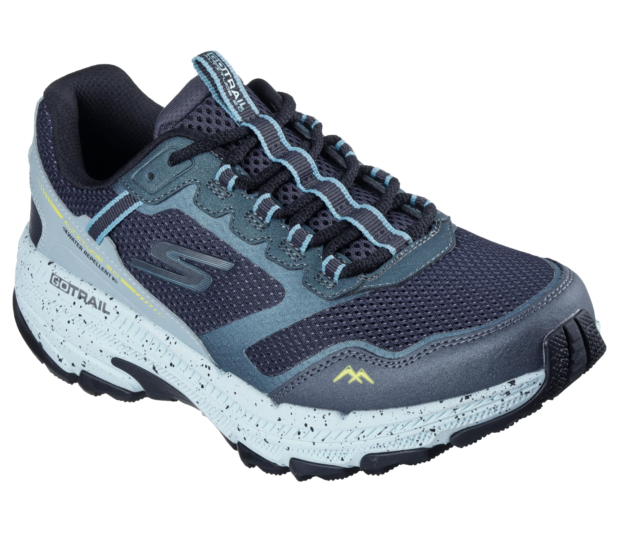 Skechers Women's GO RUN Trail Altitude 2.0 Ravine Trainer in Navy | Size: 5