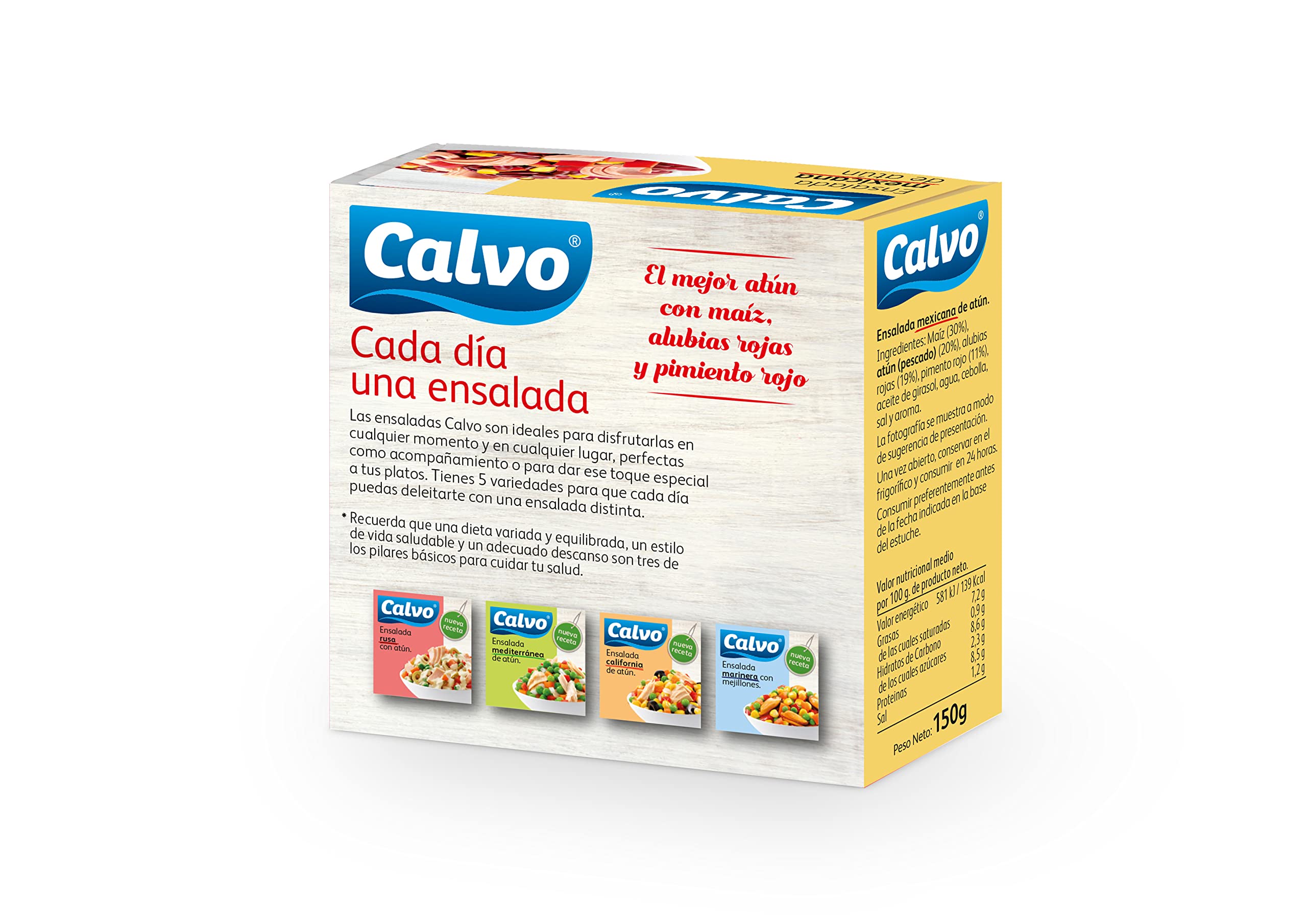 B01J5IYT6I– Calvo Ensalada Mexicana - 24 x 150 gr