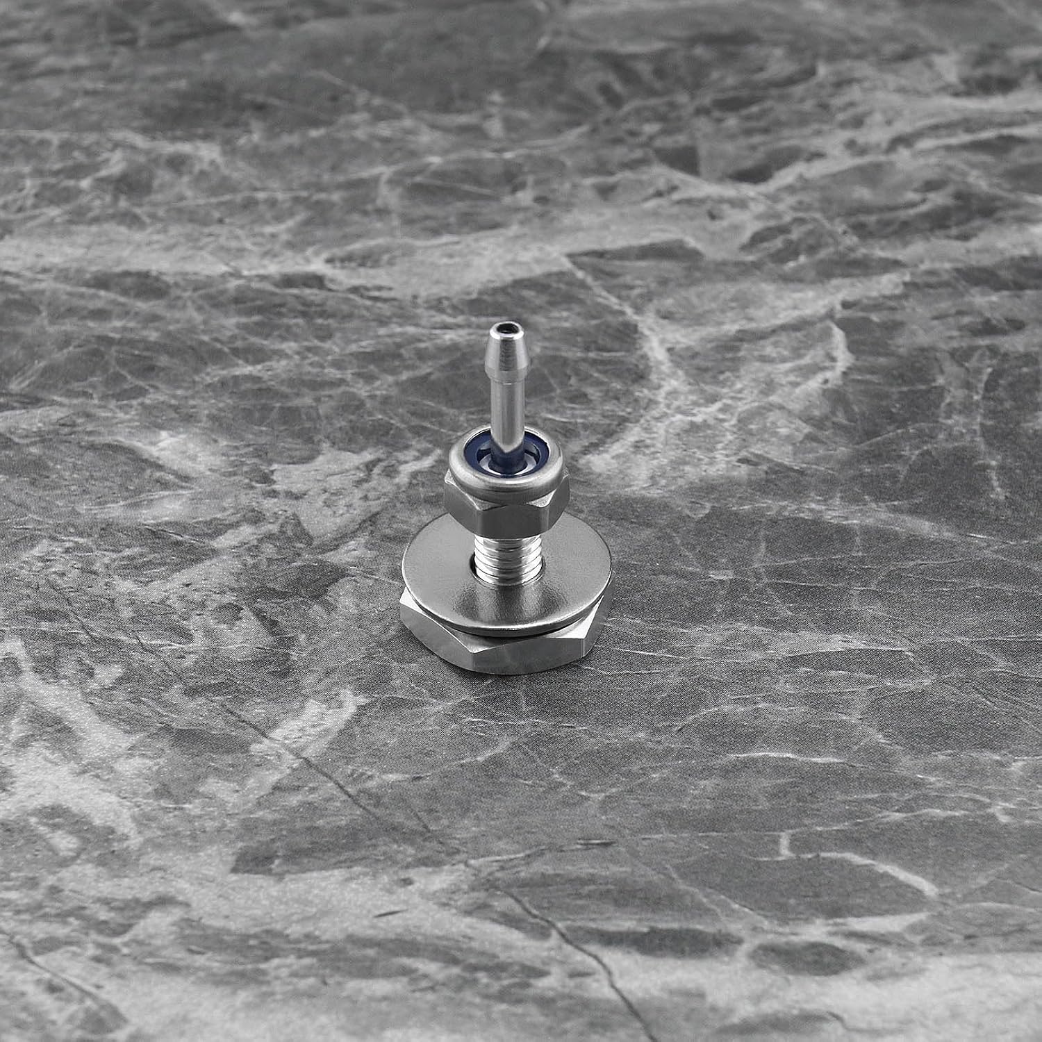 The Lord of the Tools Car Turbocharger Pipe Fitting Silicone Boost Pipe Hose Nipple Turbo Vacuum VAC Gauge Fitting TDI Aluminum Alloy Fit for 4mm Inner Diameter Pipe