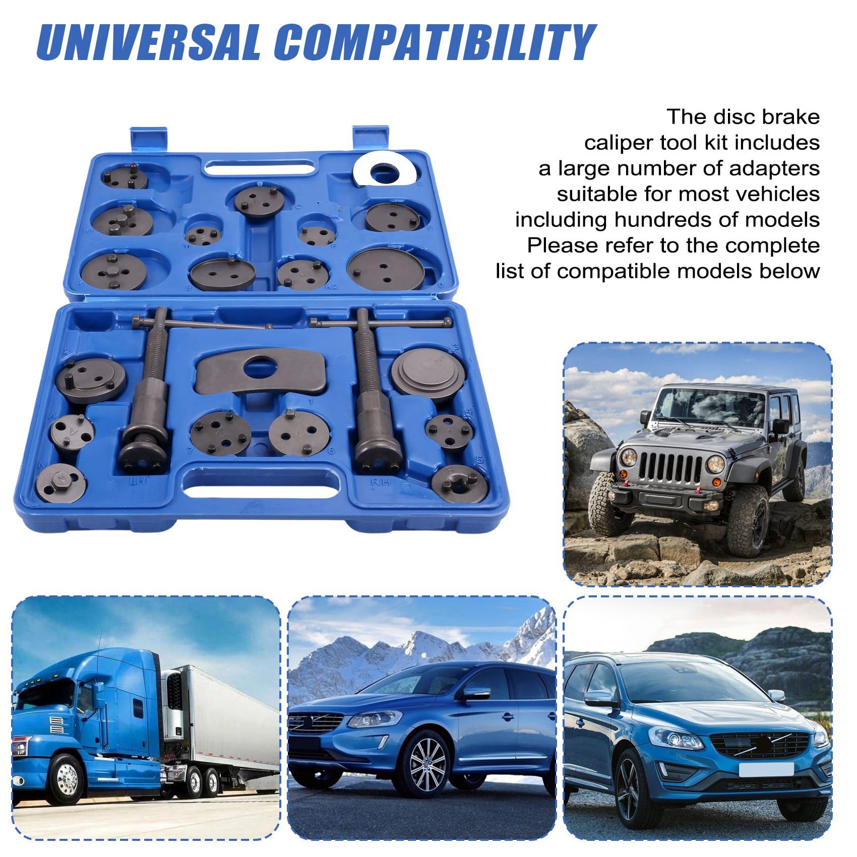 Kit Di Strumenti Per L'Avvolgimento Dei Pistoni Del Freno 35 Pz In - Foto 8