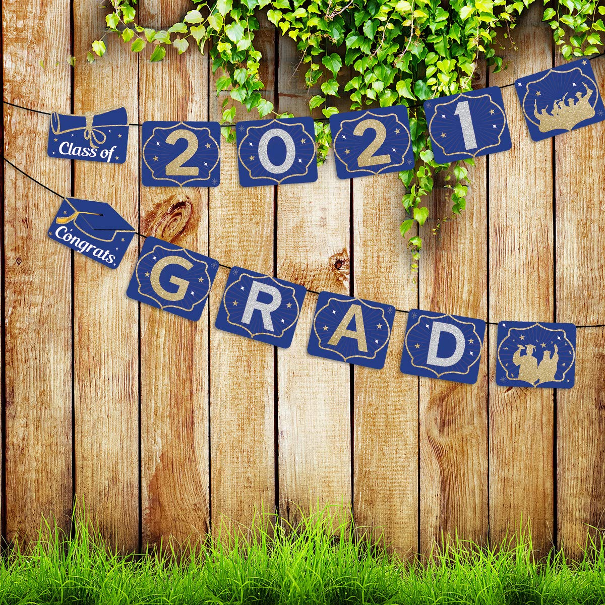 KMUYSL 2021 Graduation Decorations Hanging Graduation Banner for
