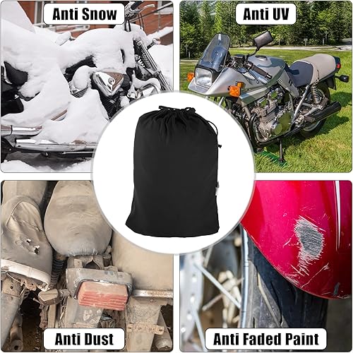 Miniatura 3 de Motoforti Funda elástica para motocicleta, tela elástica para interiores, universal, duradera, contra polvo, suciedad, sol, nieve, se adapta a