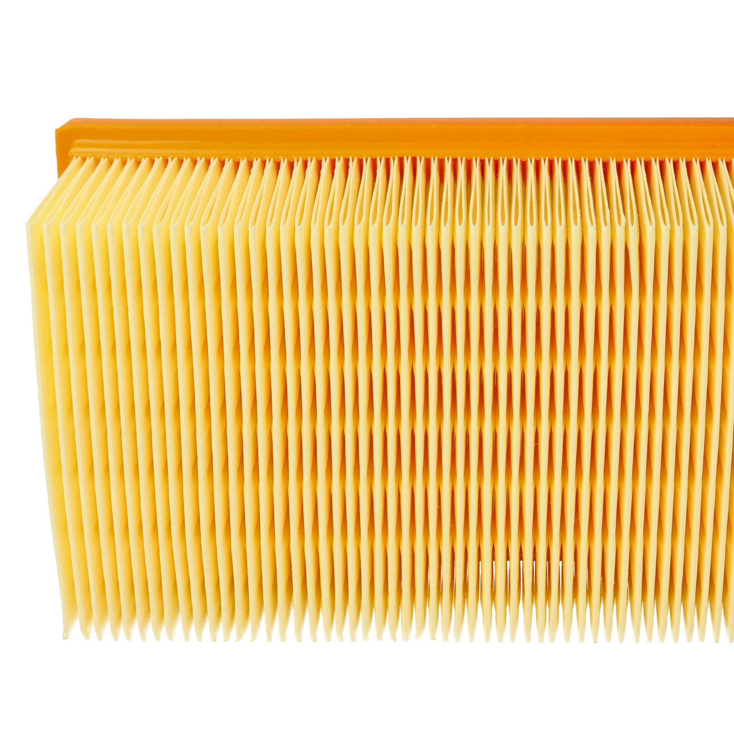 vhbw 5x filtro a pieghe piatte compatibile con Kärcher 3501, 3500, 3500E, 2000TE, 2000E aspirapolvere - Elemento filtrante