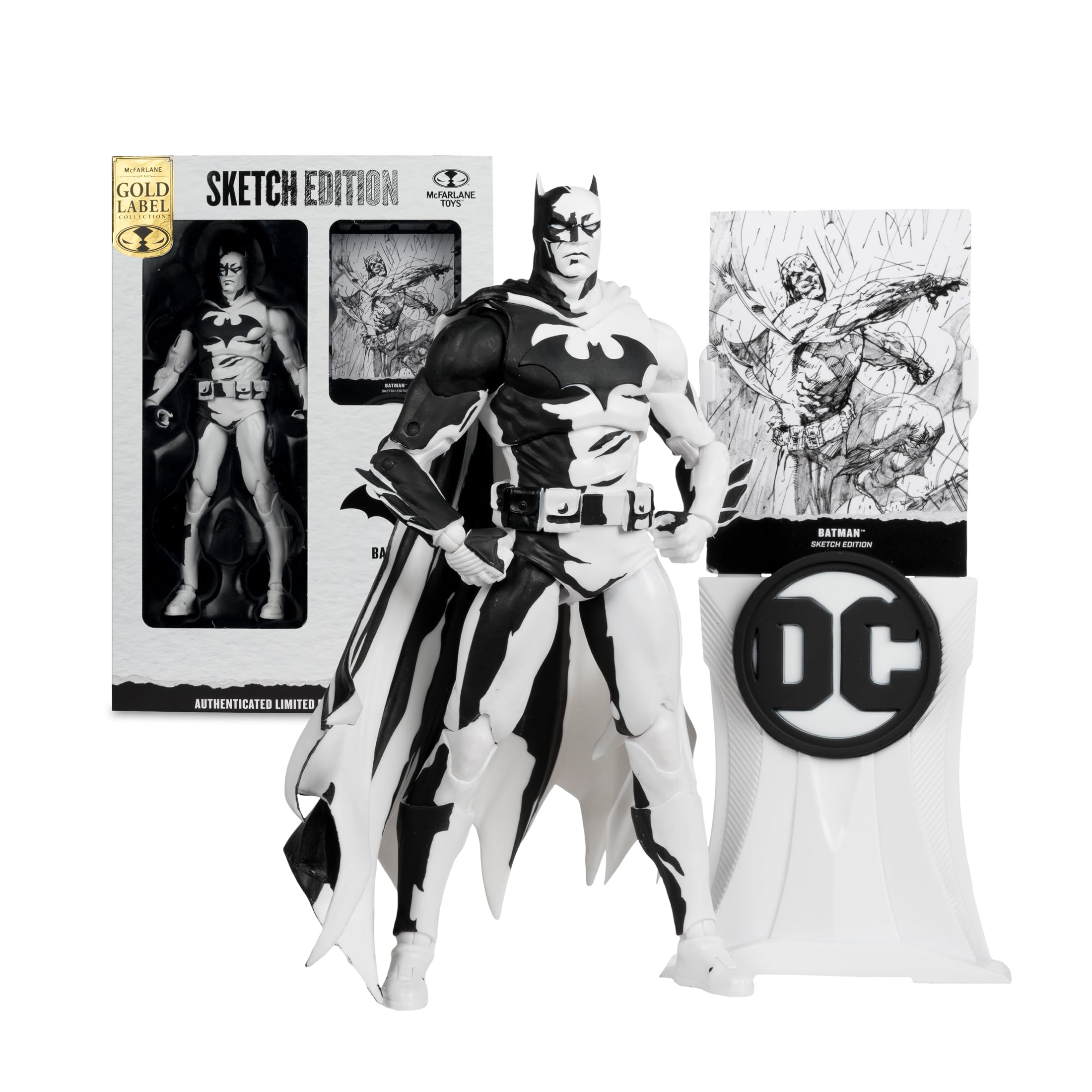 McFarlane Toys - DC - Batman Hush Sketch Gold Label Figure - EE