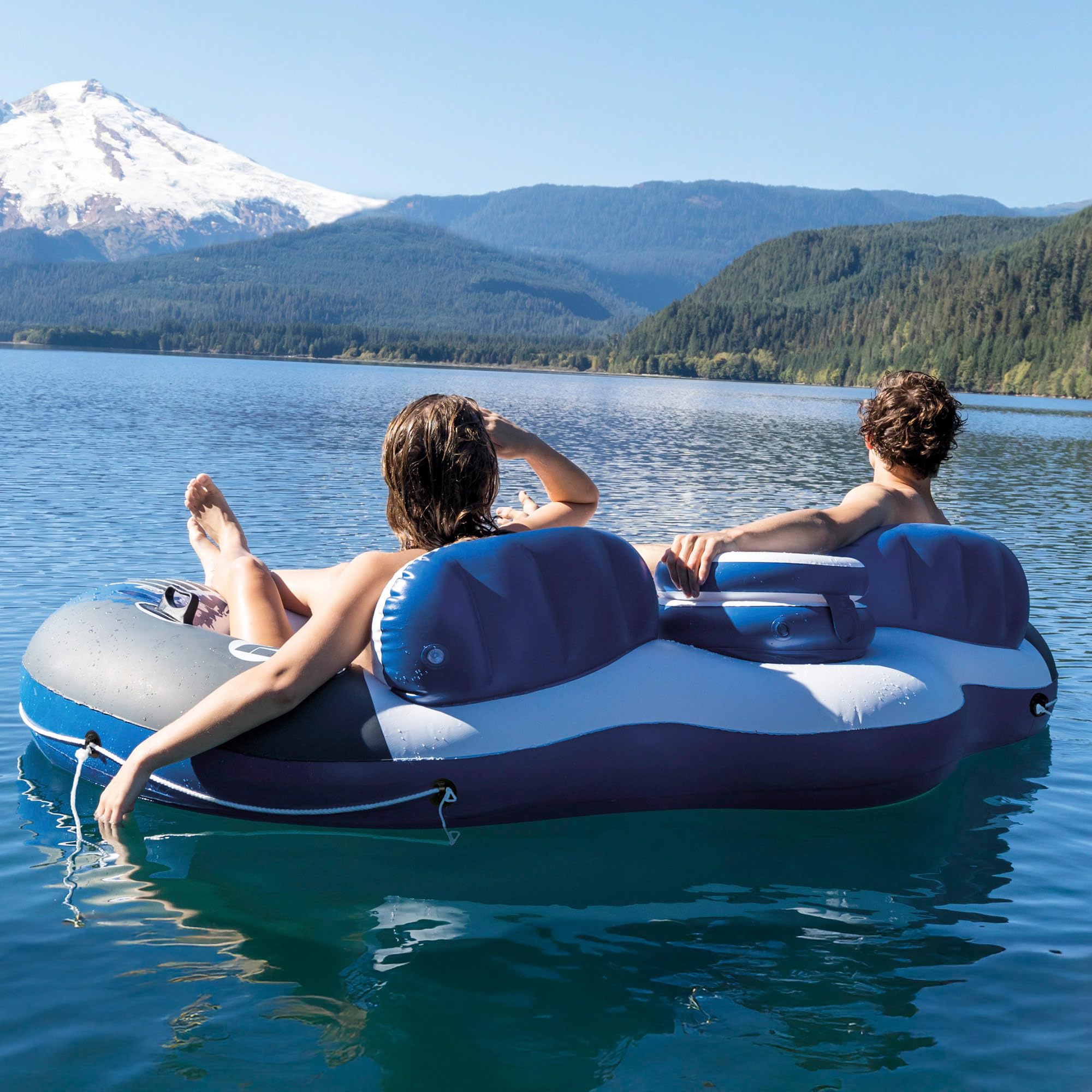 Intex Rueda doble hinchable Intex river run 2 & nevera - 243x157 cm (58837)