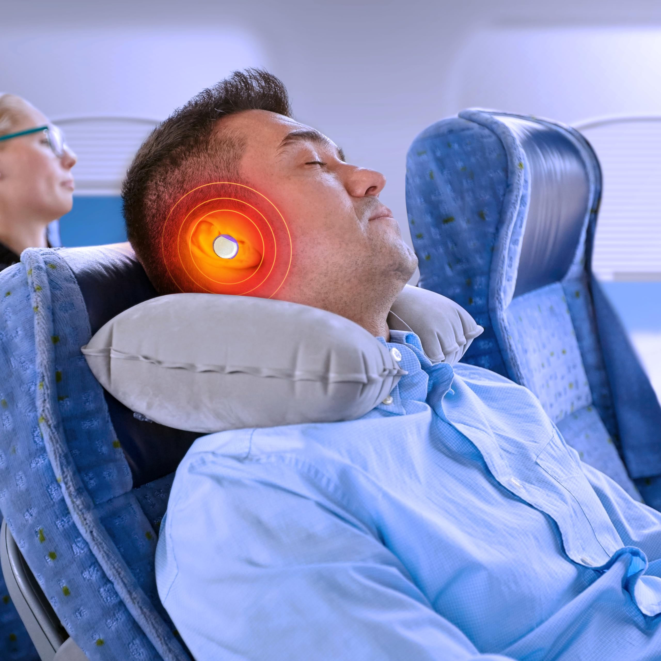 HotHands Therapy Tapones de calentamiento para los oídos, 1 par de tapones para los oídos y 4 pares de almohadillas de calentamiento, calor relajante y agradable