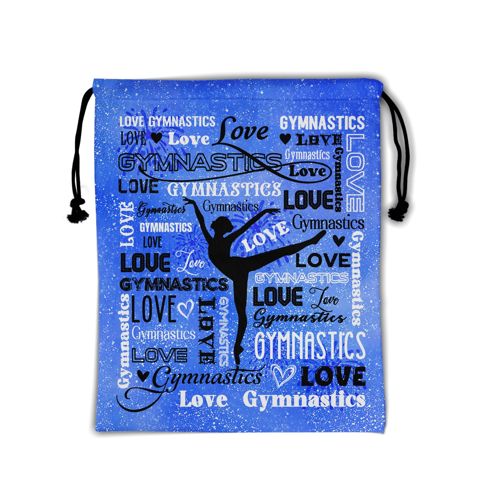 Giwawa Small Grip Bag Blue Adjustable Gymnastics Drawstring Bags for Sport