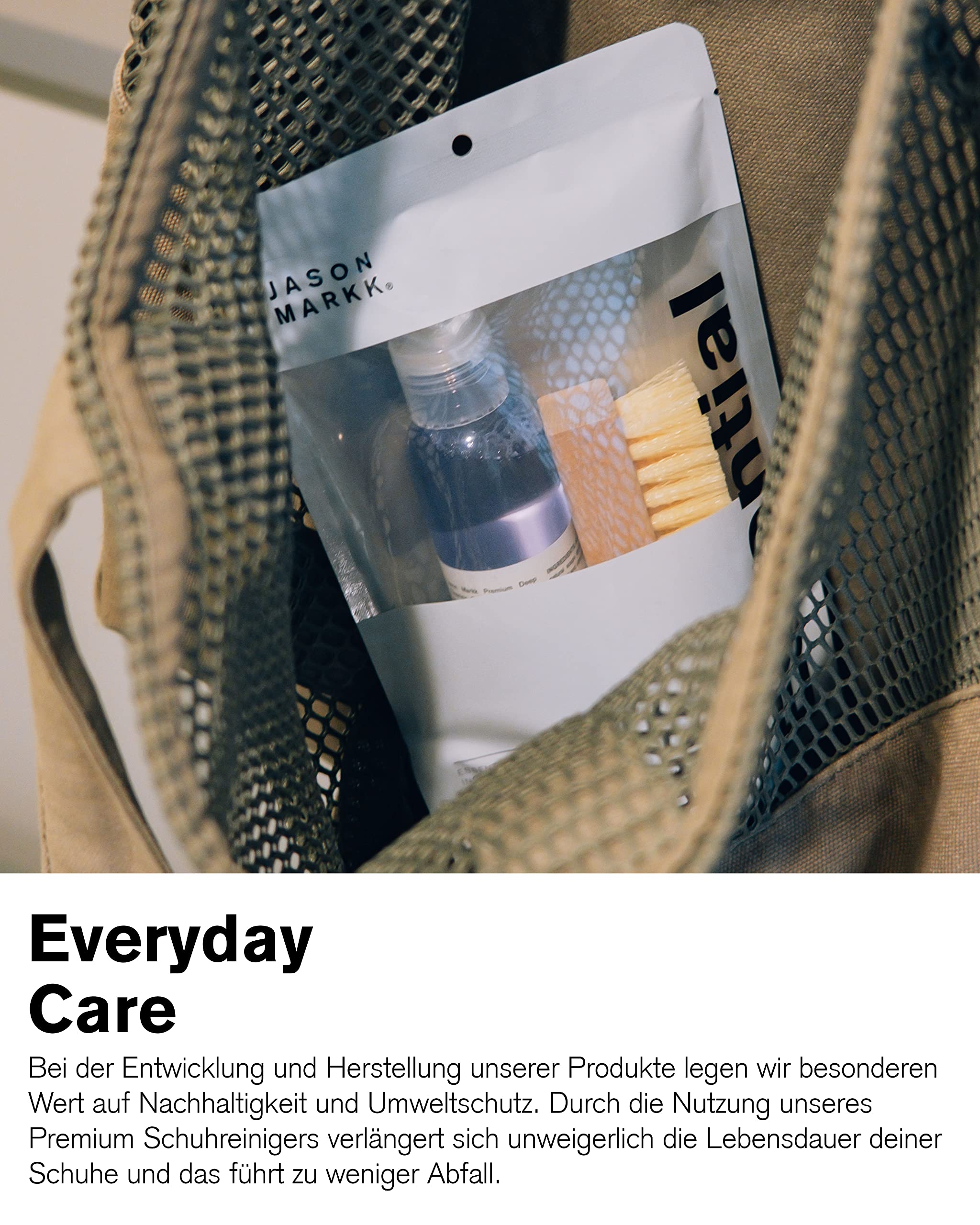 Jason Markk Środek do czyszczenia butów + spray impregnujący do butów w zestawie – do czyszczenia i pielęgnacji butów i różnych materiałów