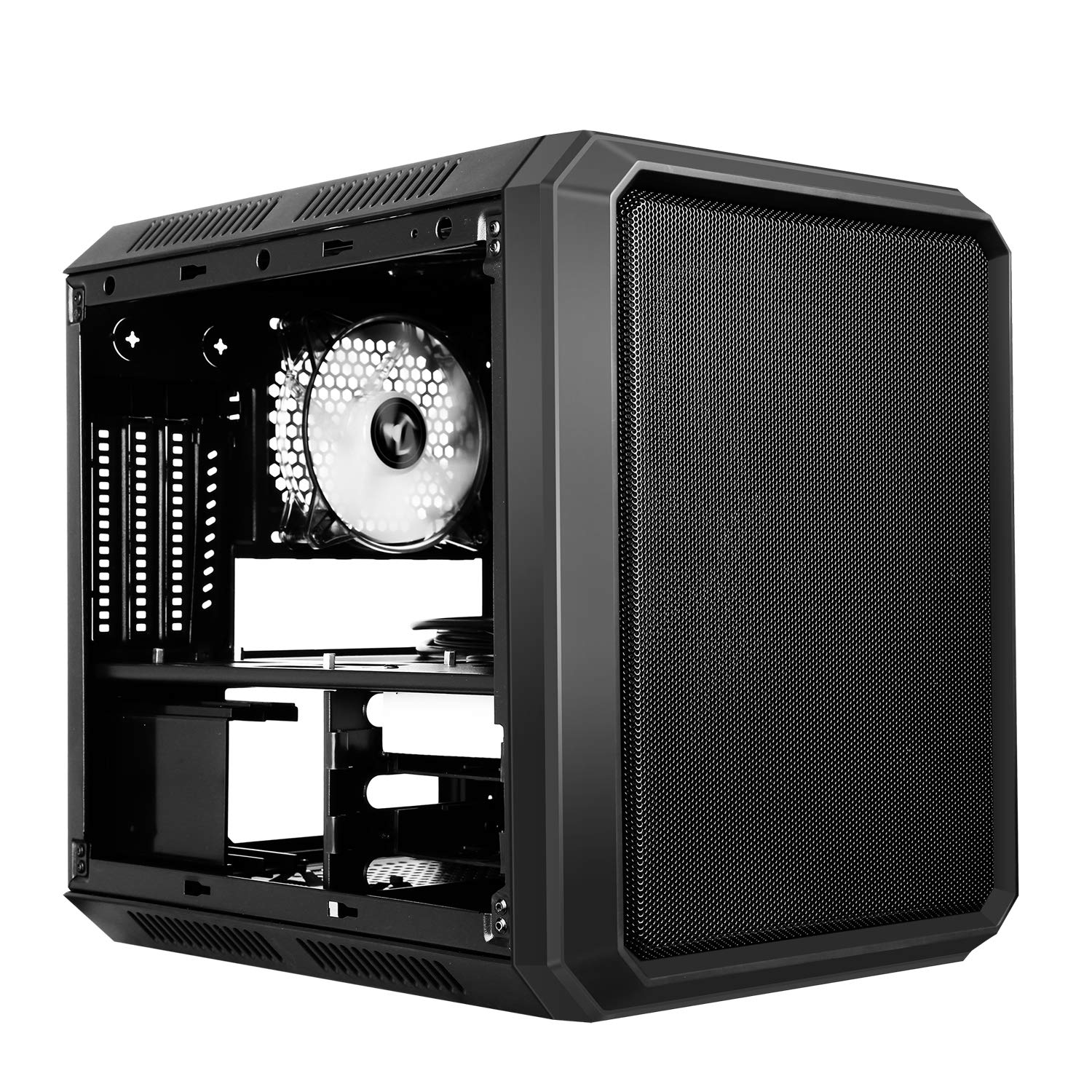 Itek Case QBO 8 EVO - Micro ATX , USB3 , 200 120mm ARGB Fan , Card