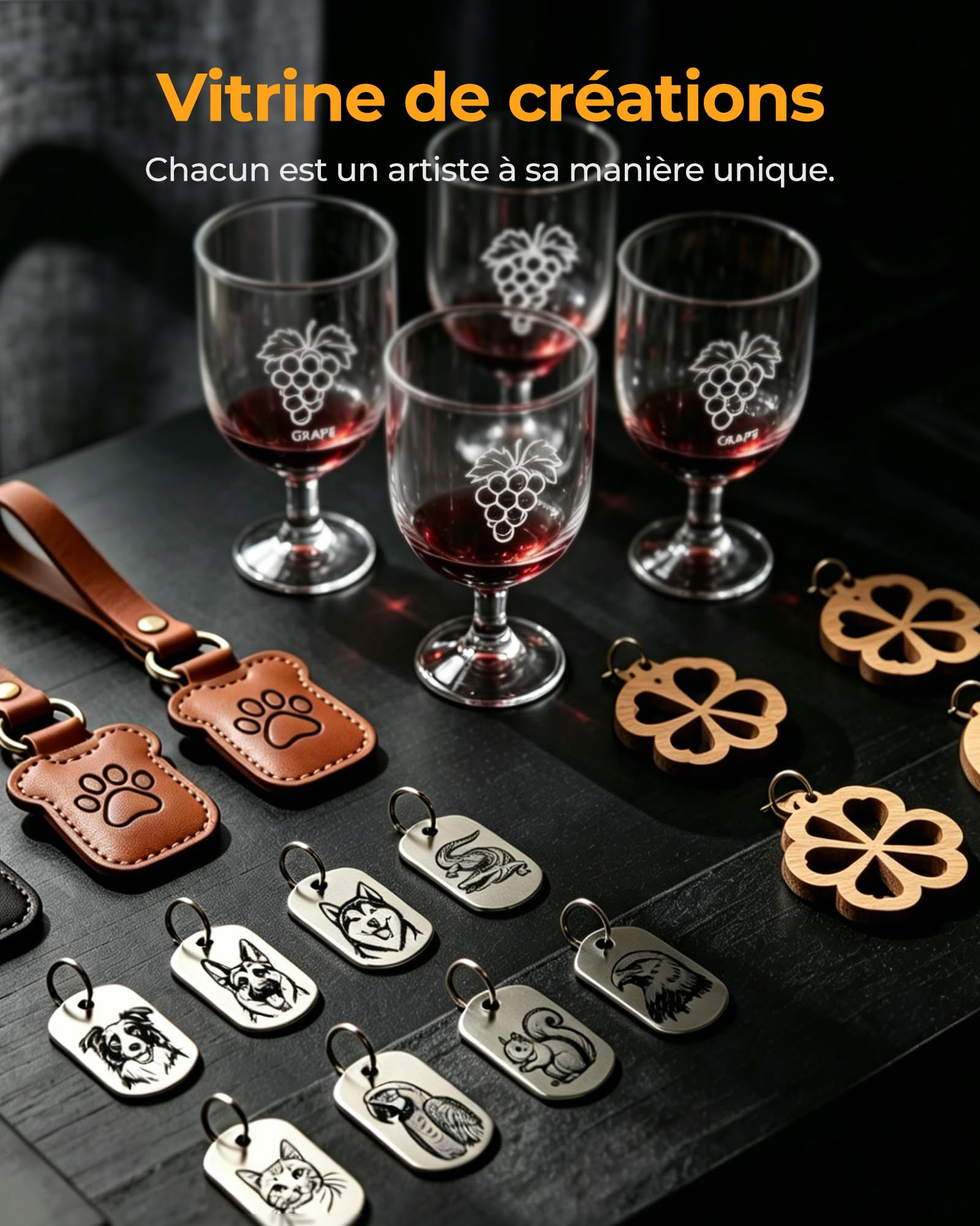 ACMER T1 6W Machine de Gravure Laser, Mini-DéCoupeuse Portable, DéCoupe Laser Haute PréCision de 0,01 Mm, Zone de Travail de 130 X 130 mm, Gravure sur Bois, Cuir, Verre, MéTal