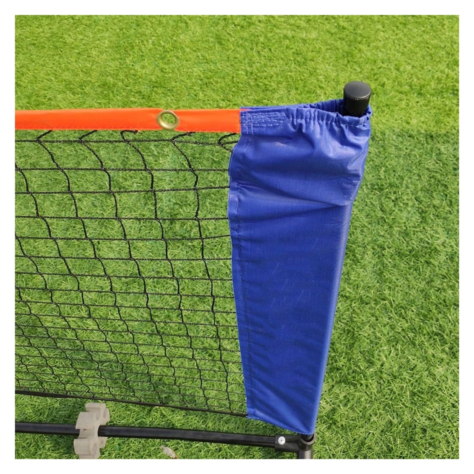 Garneck Filet De Badminton/volley 610x76 Cm - Polypropylène Bleu, Maille Fine, Portable, Intérieur/extérieur