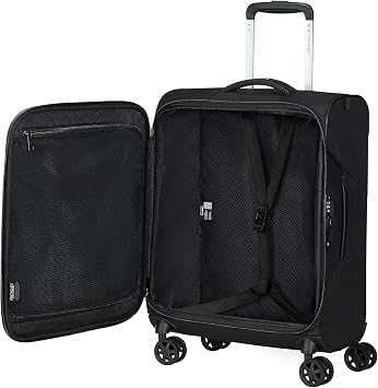 Samsonite Litebeam - Spinner S, Hand Luggage, 55 cm, 39 l, Black (Black)