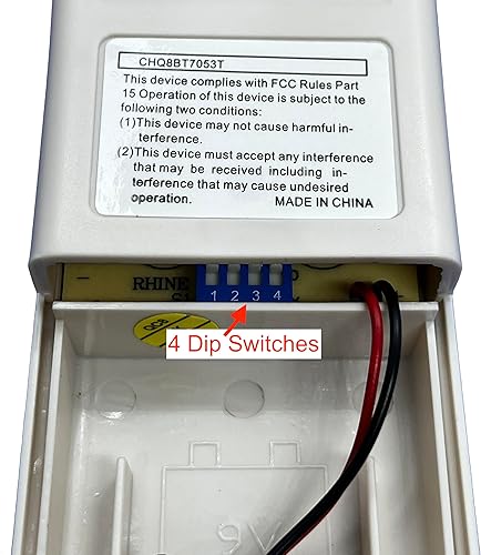 Miniatura 3 de CHQ8BT7053T - Ventilador de techo con control remoto de 4 interruptores de inmersión versión con luz superior y BTM por MFP