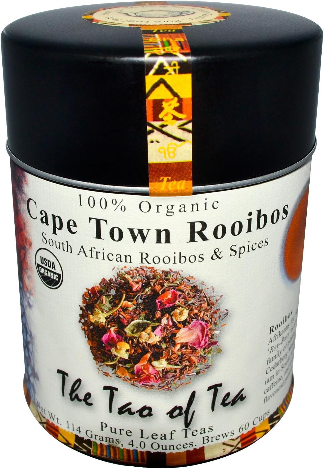 The Tao of Tea Cape Town Rooibos Loose Leaf, 4oz Tin