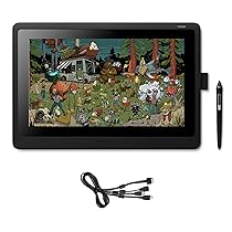 Wacom Cintiq 16 – Tavoletta Grafica con Schermo per Disegno Digitale, Penna Wacom Pen Pro 2, Nero, Full HD 1920 x 1080