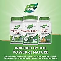 Vista 7 de Nature's Way Cápsulas de hojas de neem, soporte intestinal tradicional*, utilizadas en ayurveda, 950 mg por porción de 2 cápsulas, proyecto