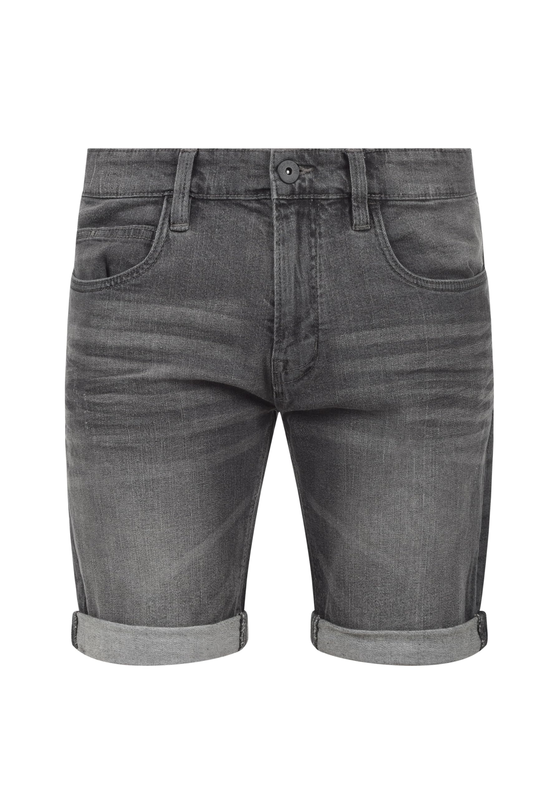 Indicode IDQuentin Herren Jeans Shorts Kurze Denim Hose im Stretch Eingriffstaschen Destroyed-Optik Baumwollmischung Regular fit
