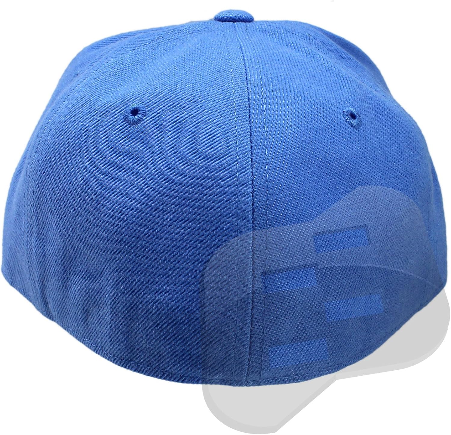 Plain Fitted Flat Bill Hat, (Solid and 