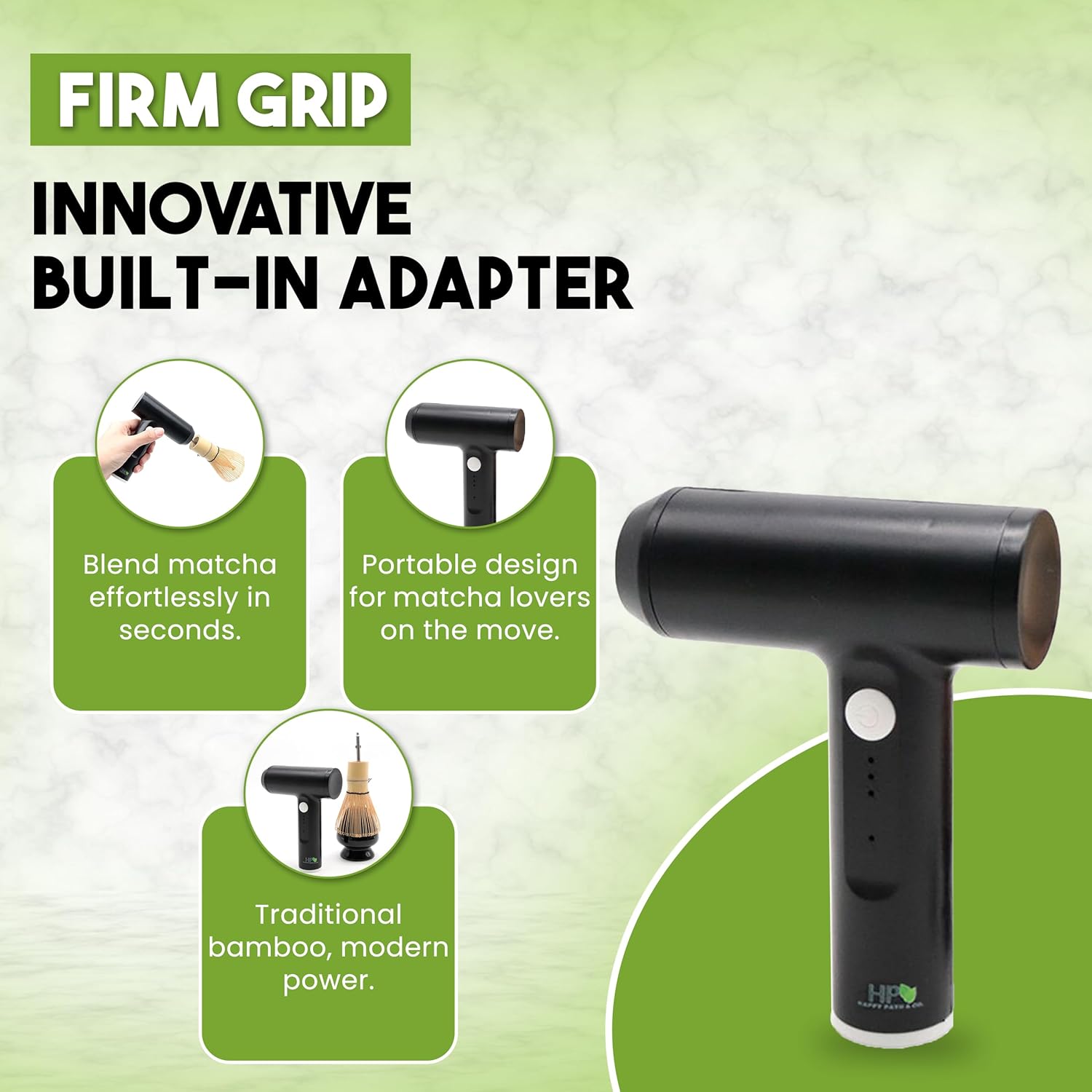 Matcha Electric Whisk Set - Rechargeable Handheld Frother with Whisk and Holder | Automatic Stirrer for the Perfect Blend | Handheld Frother for Matcha Tea Lovers (Electric Matcha Whisk)