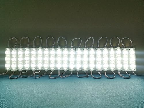 Miniatura 5 de 1000pcs X LED módulo de luz con lente DC12V para publicidad cajas de iluminación SMD 3030 3 led 3W inyección de PVC impermeable 2.953 in* 0.787 in