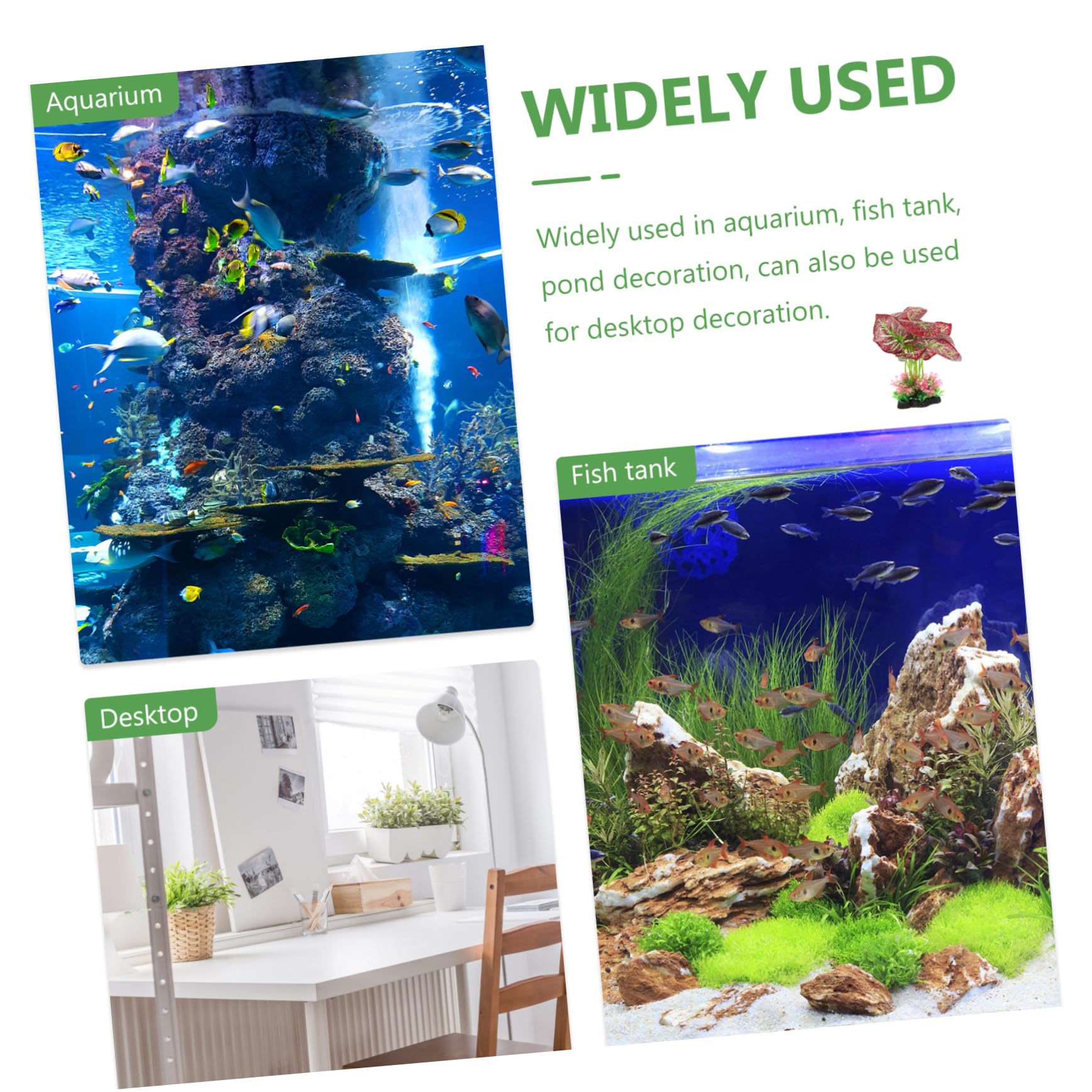 Yardwe 2stücke Künstliche Wasserpflanzen Für Aquarien Dekoration Pflegeleichte Aquarienpflanzen Aus Kunststoff Für Fischbecken Und Aquarienlandschaft Simulation Pflanzen Für