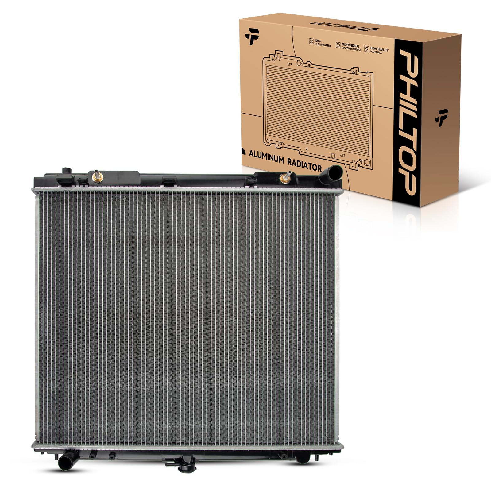 PHILTOP Car Radiators Compatible with 2005-2016 Frontier 4.0L, 2005-2012 Pathfinder, 2005-2015 Xterra, 2009-2012 Equator 4.0L CU2807