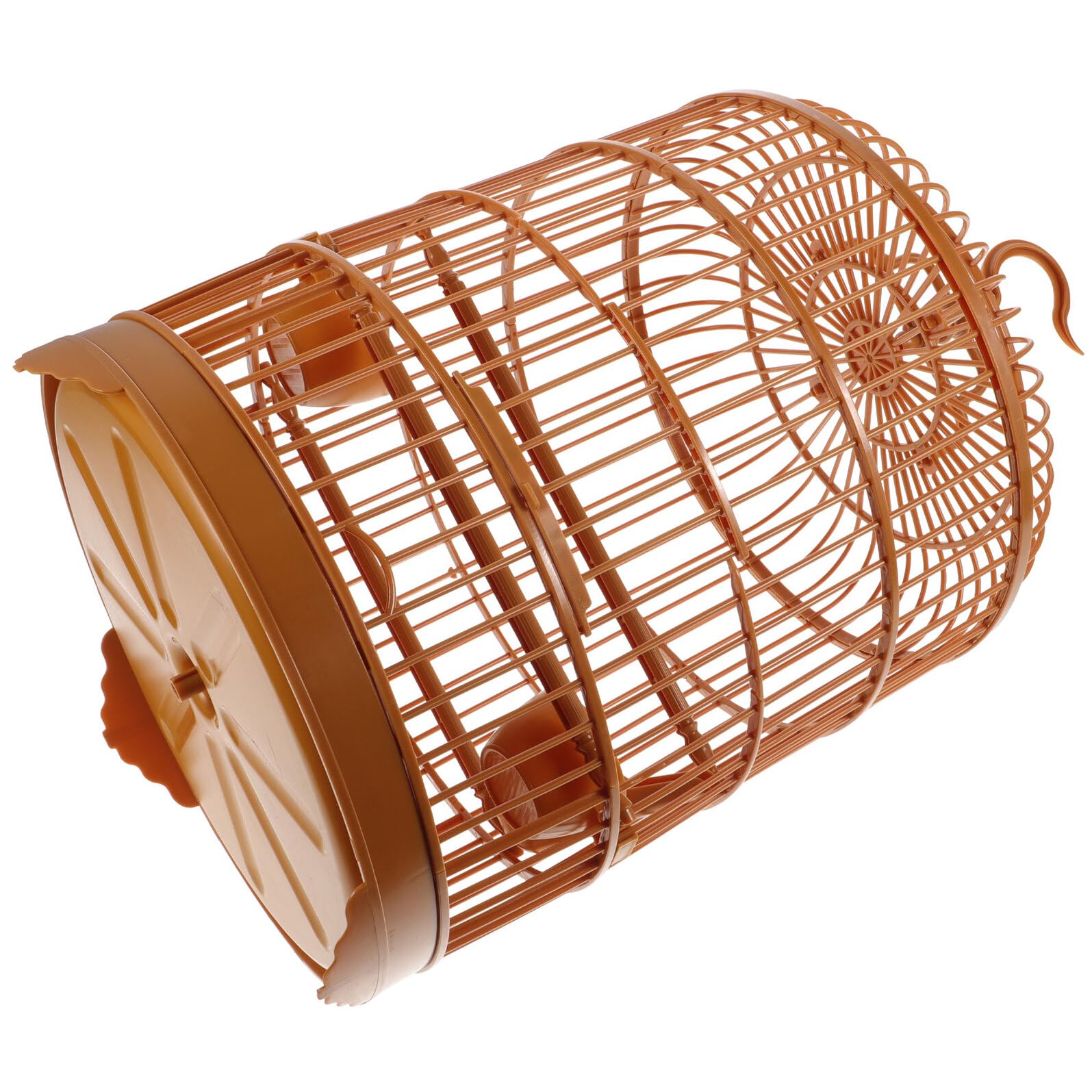 Cage pour perruche ronde 25 cm fournitures pour oiseaux avec perchoir intégré